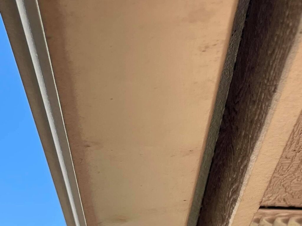 New soffit and fascia on a home
